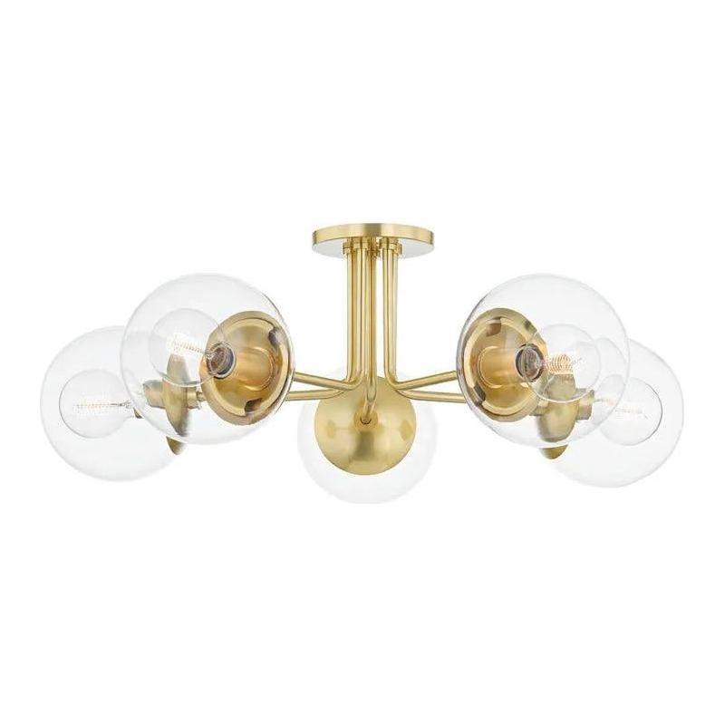 Mitzi - Meadow Semi Flush Mount - H503605-AGB - Canada Light Shop