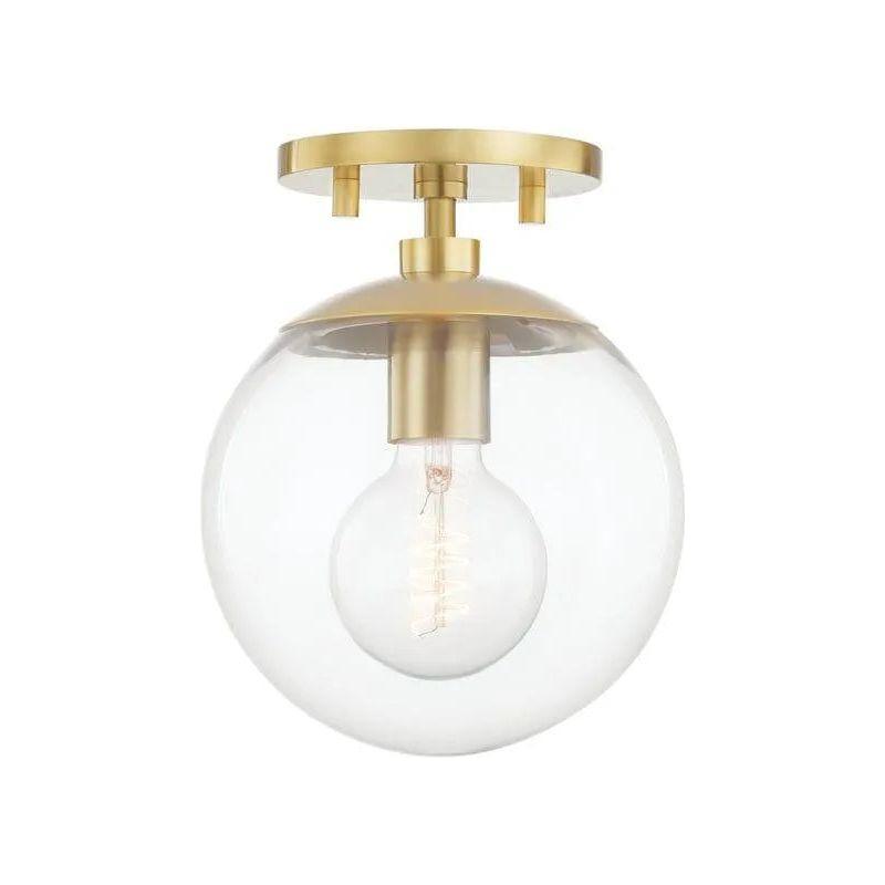 Mitzi - Meadow Single Semi Flush Mount - H503601-AGB - Canada Light Shop