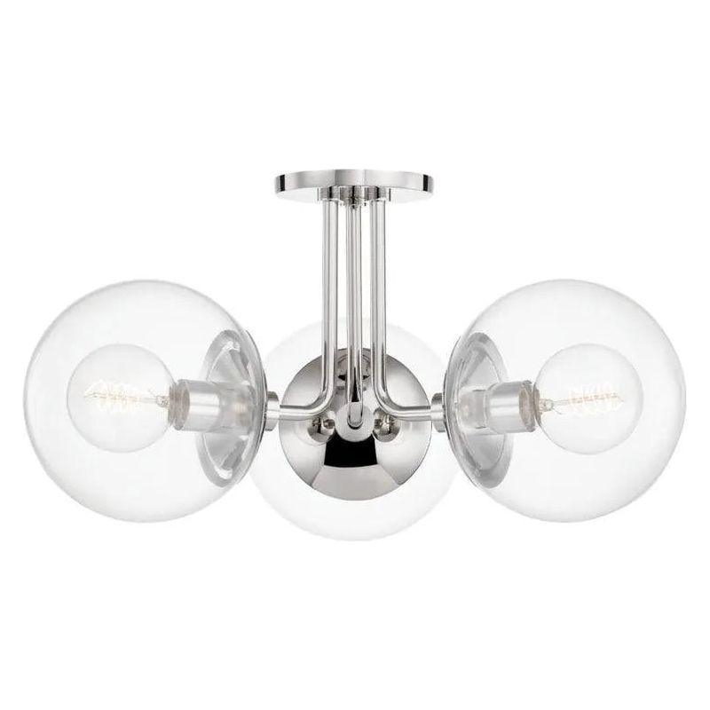 Mitzi - Meadow Triple Semi Flush Mount - H503603-PN - Canada Light Shop