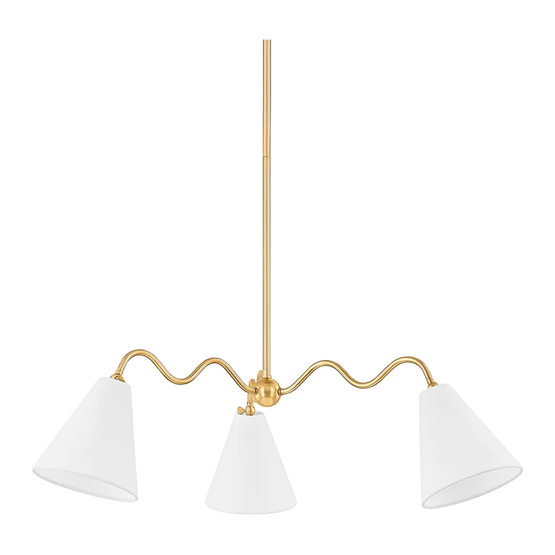 Mitzi - Onda Chandelier - H699803-AGB - Canada Light Shop