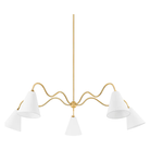 Mitzi - Onda Chandelier - H699805-AGB - Canada Light Shop