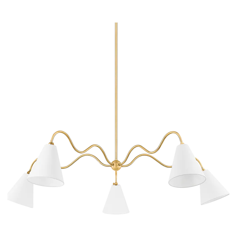 Mitzi - Onda Chandelier - H699805-AGB - Canada Light Shop