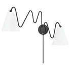 Mitzi - Onda Double Wall Sconce - HL699102-SBK - Canada Light Shop