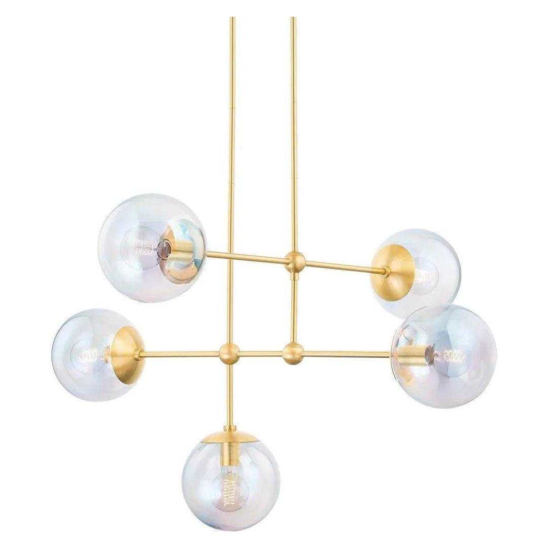 Mitzi - Ophelia Chandelier - H726805-AGB - Canada Light Shop