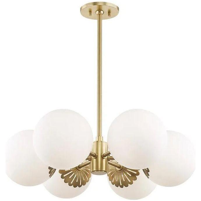 Mitzi - Paige Chandelier - H193806-AGB - Canada Light Shop