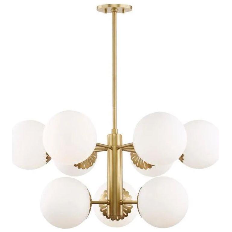 Mitzi - Paige Chandelier - H193809-AGB - Canada Light Shop