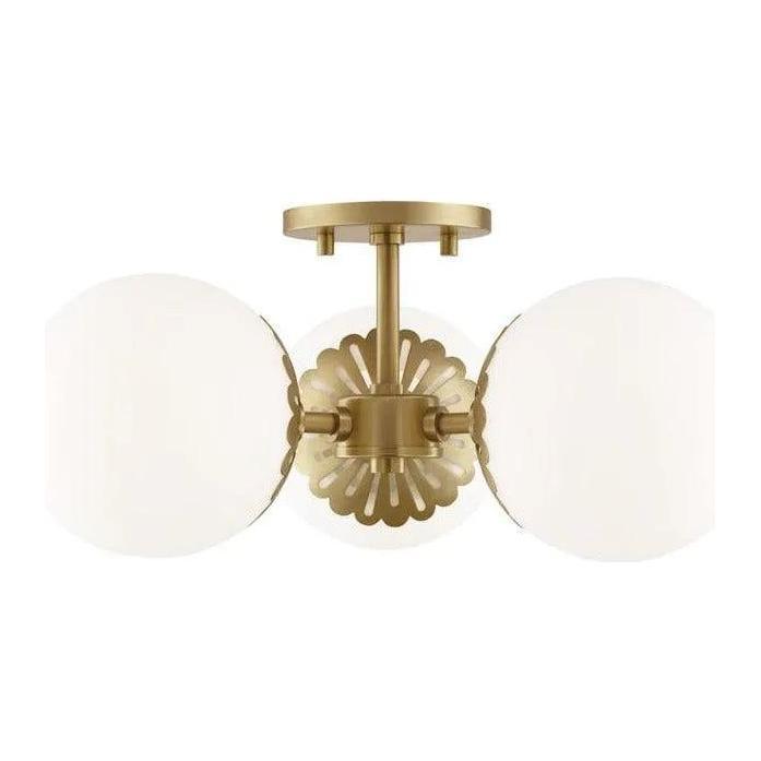 Mitzi - Paige Semi Flush Mount - H193603-AGB - Canada Light Shop