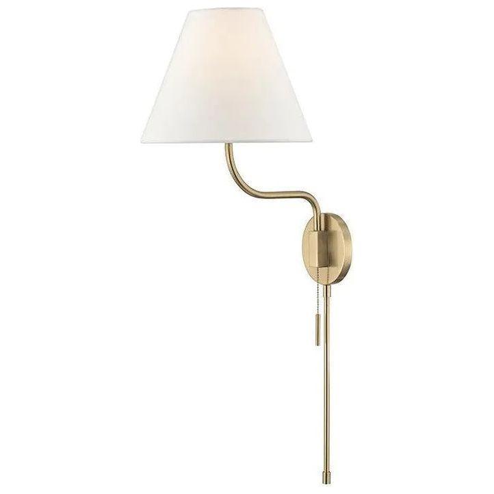 Mitzi - Patti Wall Sconce With Plug - HL240101-AGB - Canada Light Shop