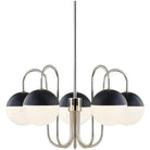 Mitzi - Renee Chandelier - H344805-PN/BK - Canada Light Shop
