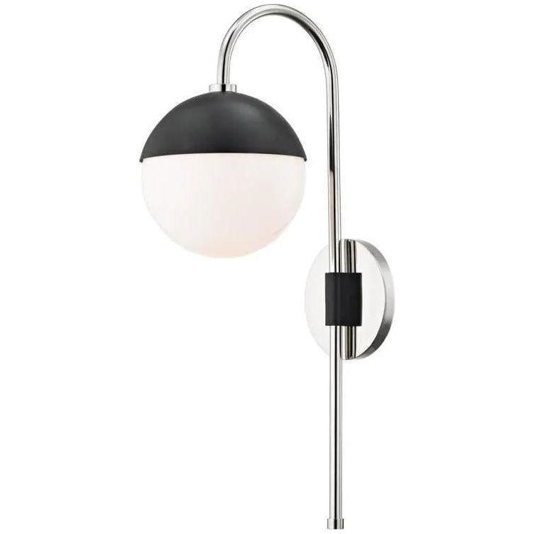 Mitzi - Renee Plug-In Wall Sconce - HL249101-PN/BK - Canada Light Shop