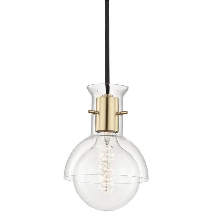 Mitzi - Riley Glass Pendant - H111701G-AGB - Canada Light Shop