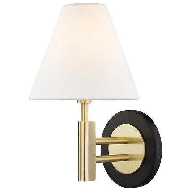 Mitzi - Robbie Wall Sconce - H264101-AGB/BK - Canada Light Shop