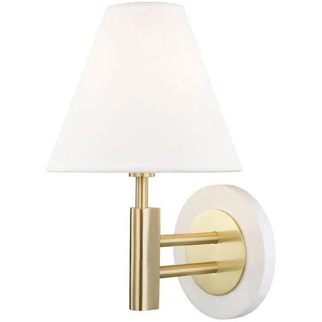 Mitzi - Robbie Wall Sconce - H264101-AGB/WH - Canada Light Shop