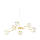 Mitzi - Saylor Chandelier - H832806-AGB/SCR - Canada Light Shop