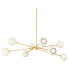 Mitzi - Saylor Chandelier - H832808-AGB/SCR - Canada Light Shop