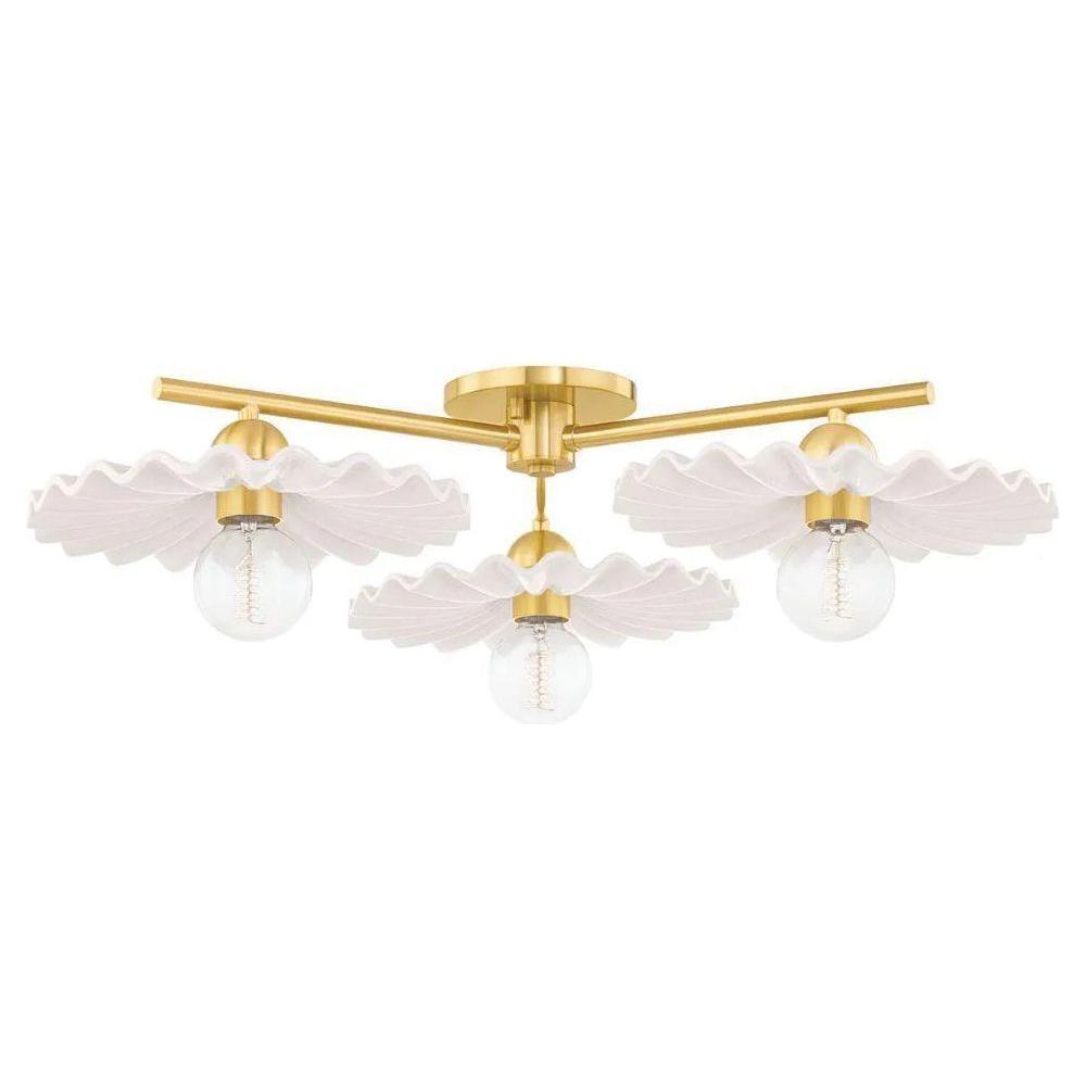 Mitzi - Tinsley Semi Flush Mount - H499603-AGB/CCR - Canada Light Shop