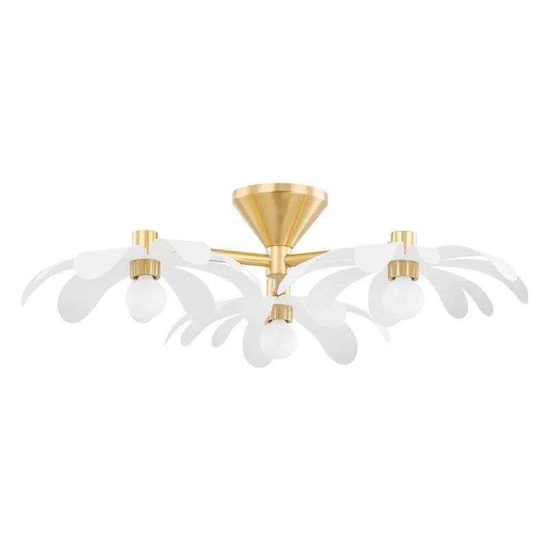 Mitzi - Twiggy Semi Flush Mount - H698603-AGB/TWH - Canada Light Shop
