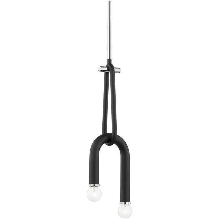 Mitzi - Whit Pendant - H382702-PN/BK - Canada Light Shop