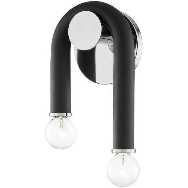 Mitzi - Whit Wall Sconce - H382102-PN/BK - Canada Light Shop