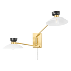 Mitzi - Whitley Wall Sconce Plug In - HL481202-AGB - Canada Light Shop