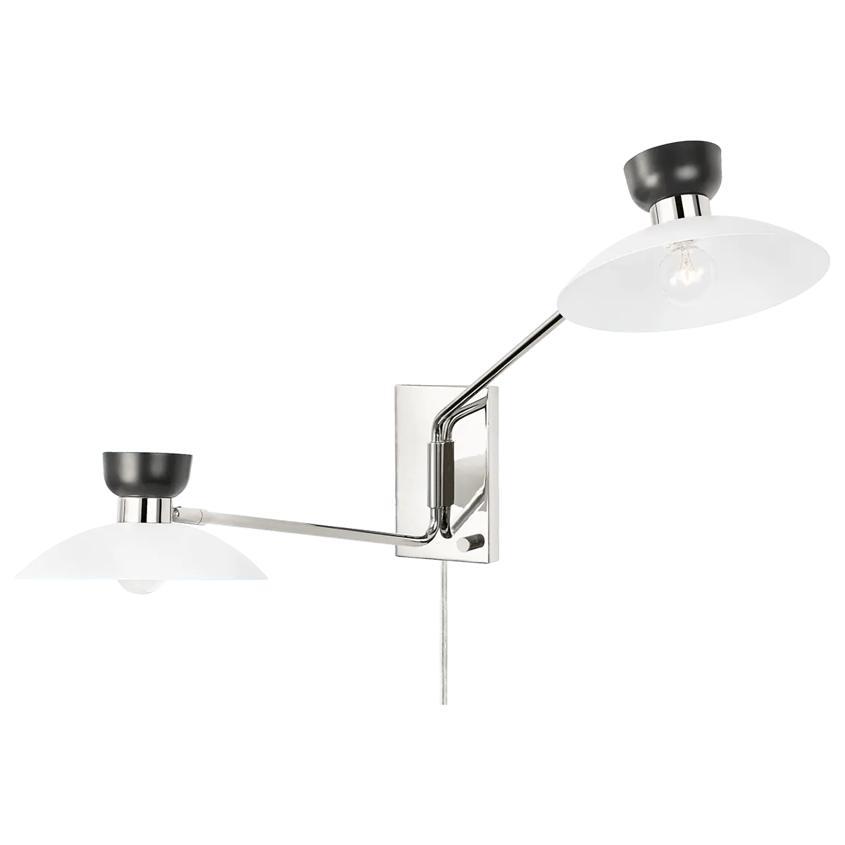 Mitzi - Whitley Wall Sconce Plug In - HL481202-PN - Canada Light Shop