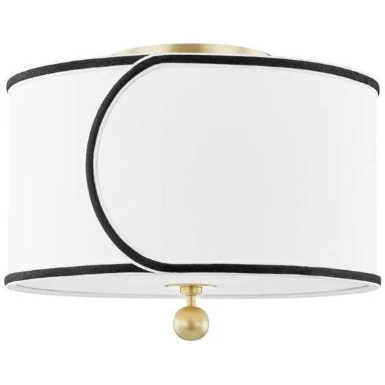 Mitzi - Zara Semi Flush Mount - H381602-AGB - Canada Light Shop