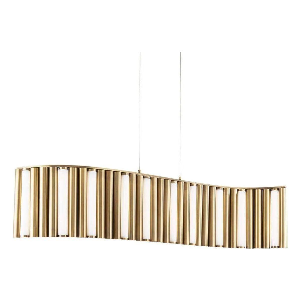 Modern Forms - Aretha LED Linear Pendant - PD-74045-AB - Canada Light Shop