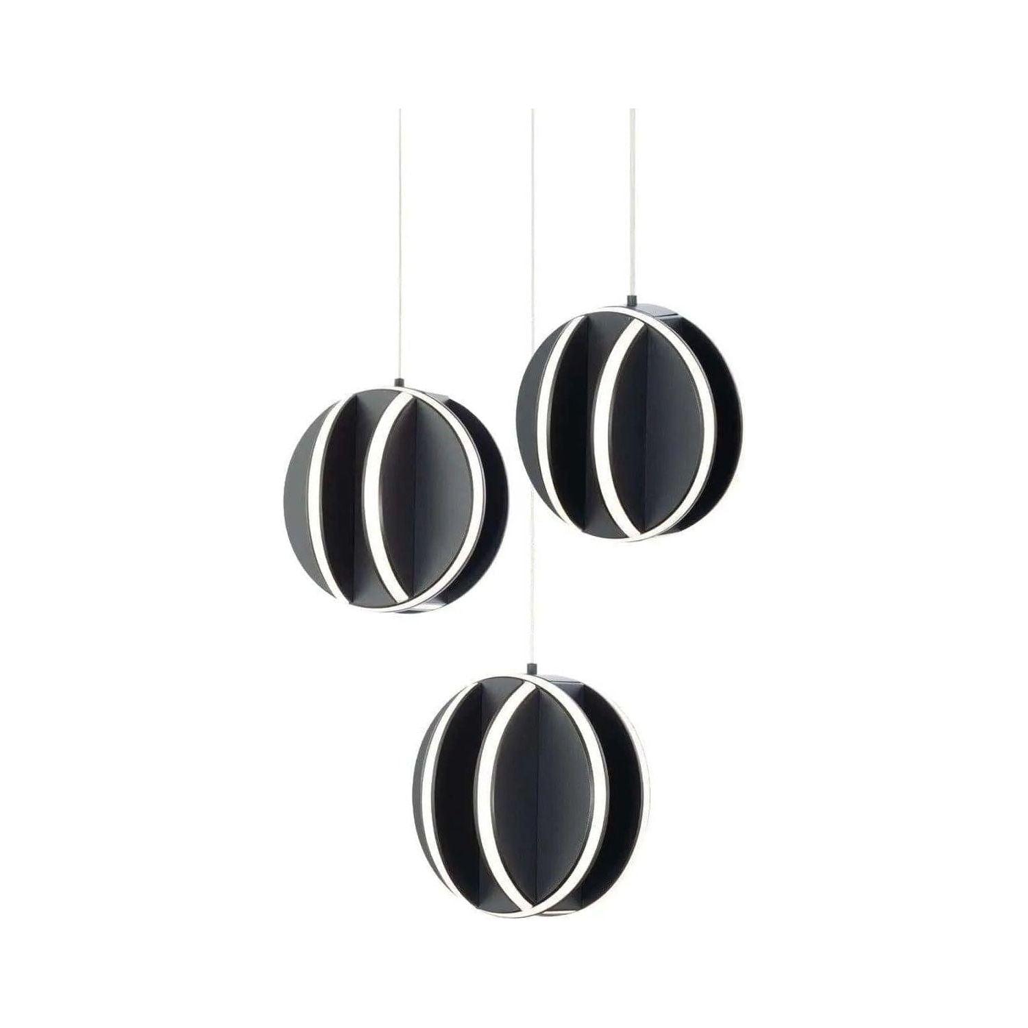 Modern Forms - Carillion LED Multi Pendant - PD-36203R-BK - Canada Light Shop