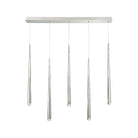 Modern Forms - Cascade LED Crystal Linear Pendant, 5-Light - PD-41705L-PN - Canada Light Shop