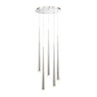 Modern Forms - Cascade LED Crystal Multi-Light Pendant, 5-Light - PD-41705R-PN - Canada Light Shop