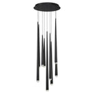Modern Forms - Cascade LED Crystal Multi-Light Pendant, 9-Light - PD-41709R-BK - Canada Light Shop