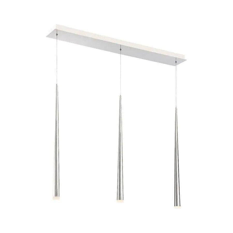 Modern Forms - Cascade LED Linear Pendant, 3-Light - PD-41803L-PN - Canada Light Shop