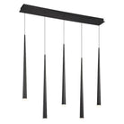 Modern Forms - Cascade LED Linear Pendant, 5-Light - PD-41805L-BK - Canada Light Shop