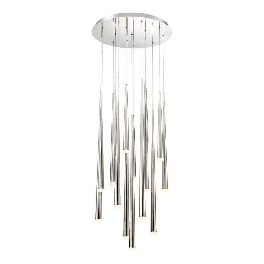 Modern Forms - Cascade LED Multi-Light Pendant, 15-Light - PD-41815R-PN - Canada Light Shop