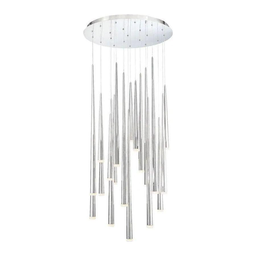 Modern Forms - Cascade LED Multi-Light Pendant, 21-Light - PD-41821R-PN - Canada Light Shop