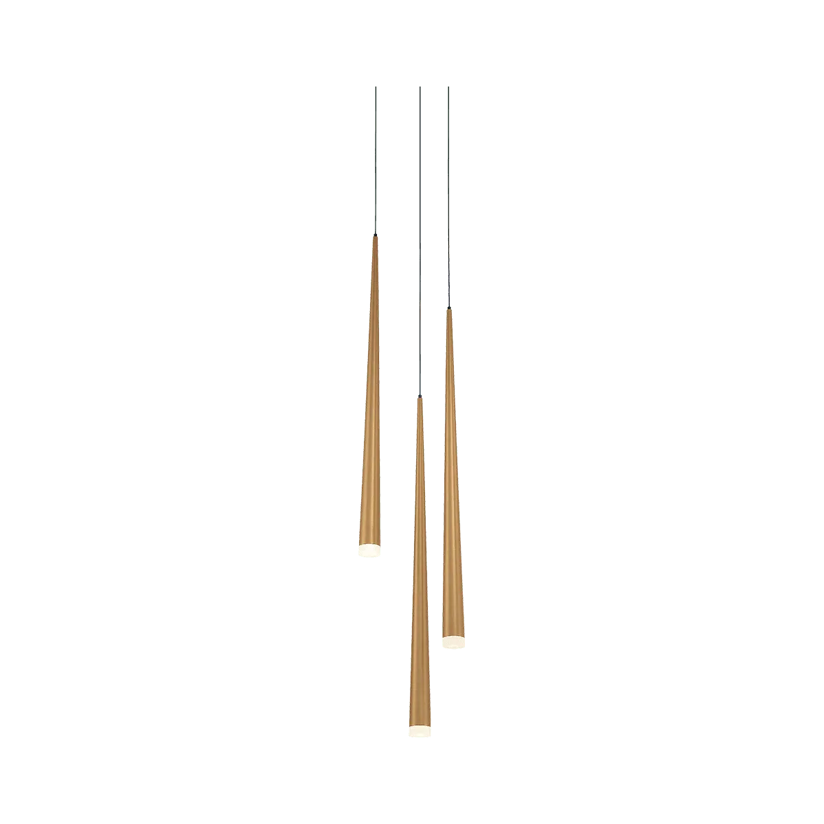 Modern Forms - Cascade LED Multi-Light Pendant, 3-Light - PD-41803R-AB - Canada Light Shop