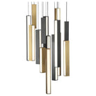 Modern Forms - Chaos LED Multi-Light Pendant, 15-Light - PD-64815R-BK/AB-BK - Canada Light Shop