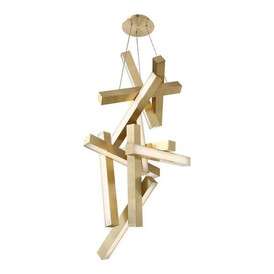 Modern Forms - Chaos LED Vertical Chandelier - PD-64849-AB - Canada Light Shop