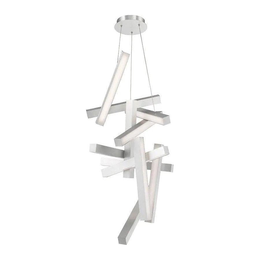 Modern Forms - Chaos LED Vertical Chandelier - PD-64849-AL - Canada Light Shop