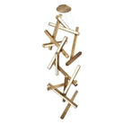 Modern Forms - Chaos LED Vertical Chandelier - PD-64875-AB - Canada Light Shop