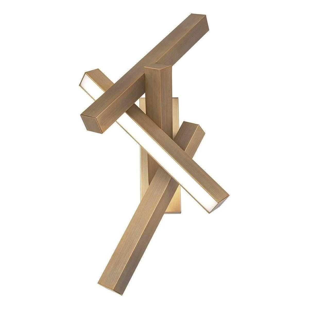 Modern Forms - Chaos LED Wall Sconce - WS-64832-AB - Canada Light Shop