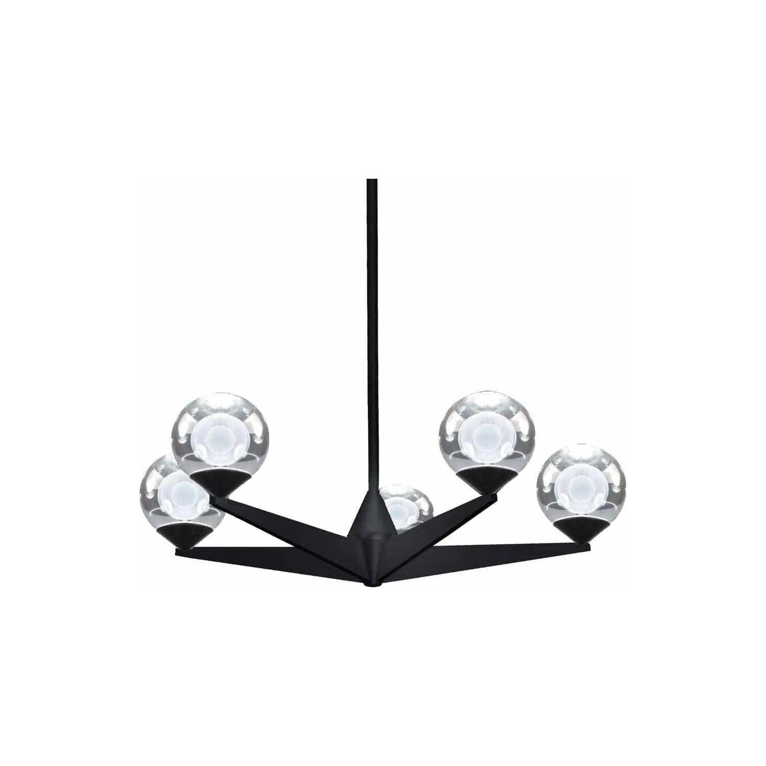Modern Forms - Double Bubble LED Chandelier - PD-82024-BK - Canada Light Shop