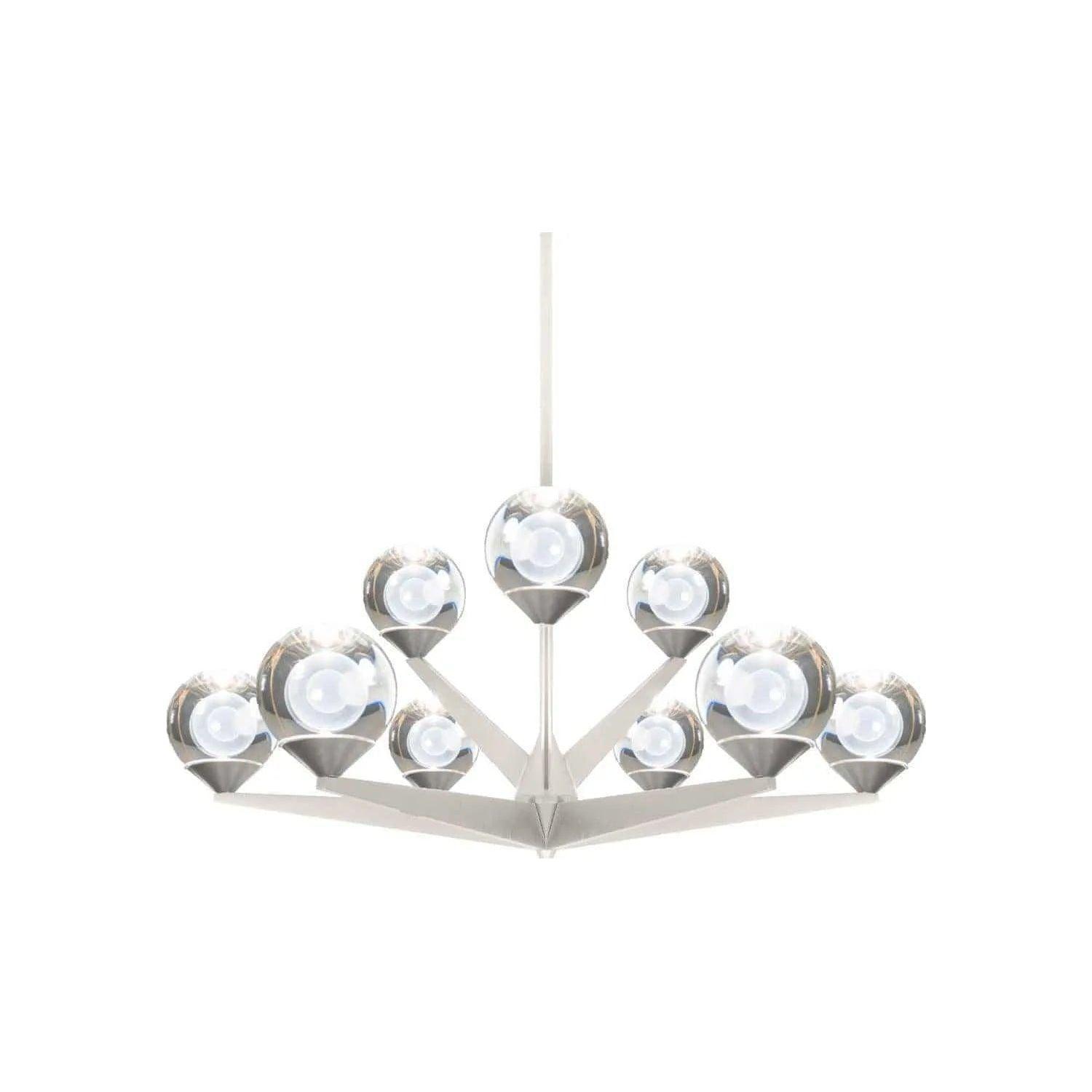 Modern Forms - Double Bubble LED Chandelier - PD-82027-SN - Canada Light Shop