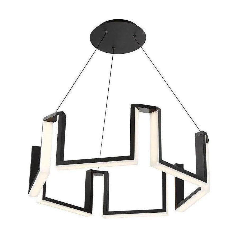 Modern Forms - Gotham LED Chandelier - PD-60828-BK - Canada Light Shop