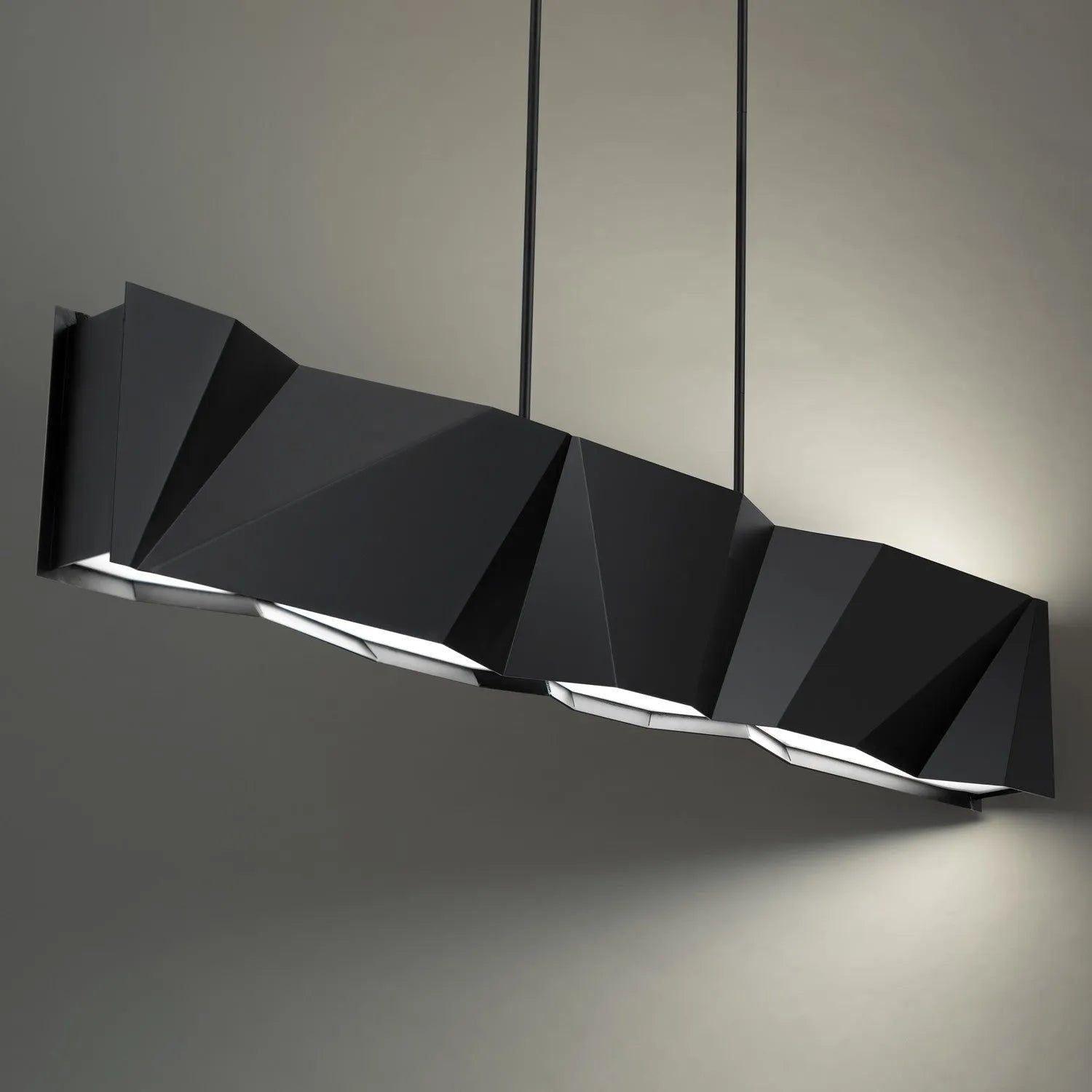 Modern Forms - Intrasection LED Linear Pendant - PD-68356-BK - Canada Light Shop
