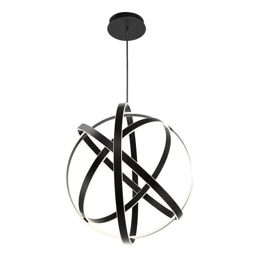 Modern Forms - Kinetic LED Chandelier - PD-61738-BK - Canada Light Shop