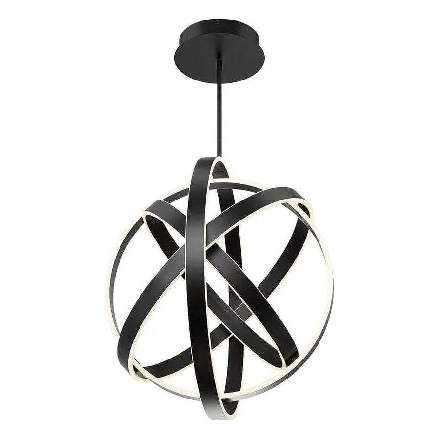 Modern Forms - Kinetic LED Pendant - PD-61728-BK - Canada Light Shop