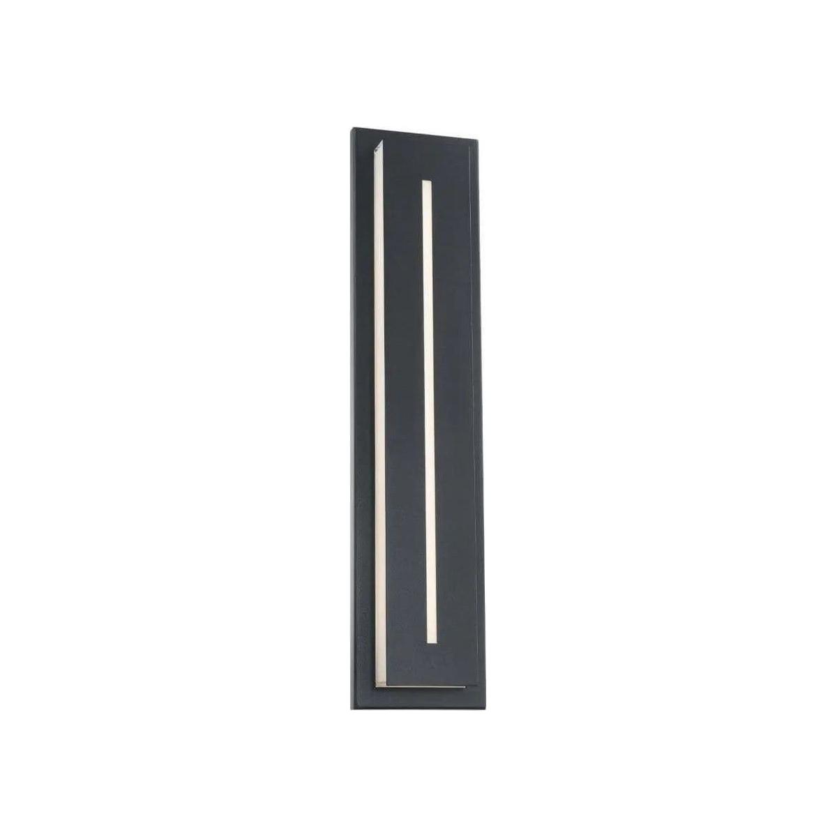 Modern Forms - Midnight LED Outdoor Wall Sconce - WS-W66226-40-BK - Canada Light Shop