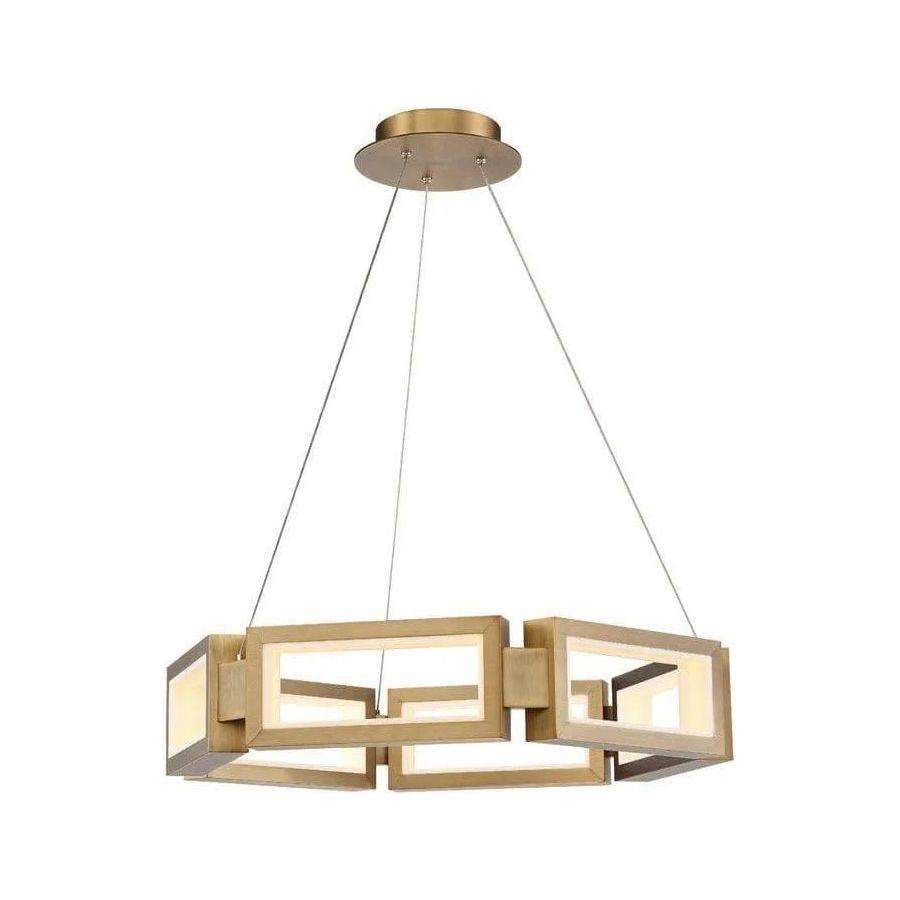 Modern Forms - Mies LED Chandelier - PD-50829-AB - Canada Light Shop