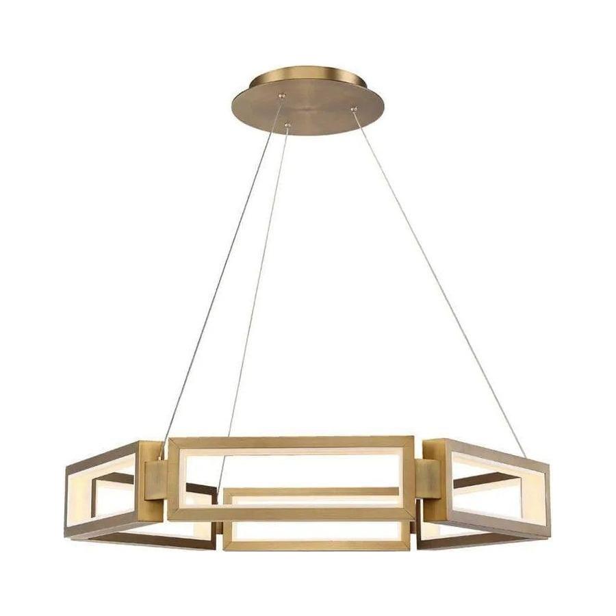 Modern Forms - Mies LED Chandelier - PD-50835-AB - Canada Light Shop